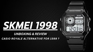 SKMEI 1998 Watch  Unboxing amp Review [upl. by Thorne501]