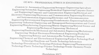 April May 2023 Professional Ethics in Engineering Question paper regulation 2017 in Anna university [upl. by Leuamme801]