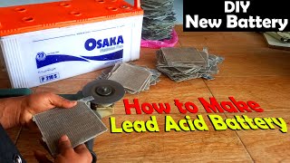 How to Make Professional LeadAcid Battery at Home Step by Step [upl. by Annoit387]