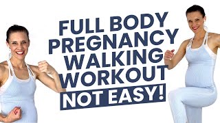 Full Body Pregnancy Walking Workout  Low Impact  30 Minute Pregnancy Exercises [upl. by Aerdna111]