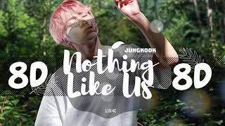 8D AUDIO BTS JUNGKOOK  NOTHING LIKE US USE HEADPHONES 🎧  BTS [upl. by Aidiruy]