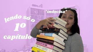 Li o primeiro capítulo de 8 livros para escolher a minha próxima leitura [upl. by Danit]