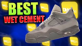 Best 11 Jordan 4 quotWet Cementquot Review  DHGate Jordan 1 Review [upl. by Hardy762]