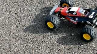 RC brushless Tamiya Mad Bull at Tempelhofer Park Berlin [upl. by Ibson813]