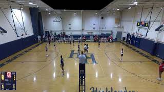 Heathwood Hall vs Cardinal Newman High School Girls Varsity Volleyball [upl. by Eralcyram]