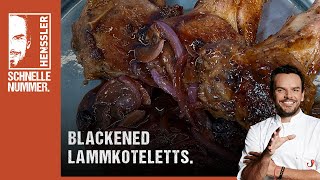 Schnelles Blackened Lammkoteletts Rezept von Steffen Henssler [upl. by Airotal]