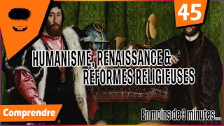 COMPRENDRE LHUMANISME LA RENAISSANCE ET LES RÉFORMES RELIGIEUSES  Michel Ange  Vésale  Luther [upl. by Onej]