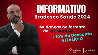 Mudanças no REEMBOLSO da BRADESCO SAÚDE  Entenda e garanta o DESCONTO VITALÍCIO DE 10 [upl. by Aztilem]