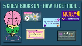 5 Great books on How to Get Rich How to Become Rich Book Summary [upl. by Siednarb]