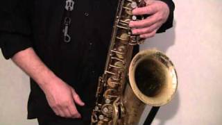 Saxophone Fingering Lesson 1 part 1 [upl. by Meri]