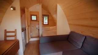 Vauxhall Holiday Park Camping Mega Pod Video Tour [upl. by Rogerio]