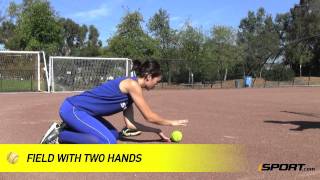 Softball Fielding Drills Triangles [upl. by Enomis]