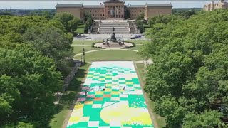 The Eakins Oval popup is officially back on the Ben Franklin Parkway [upl. by Miah574]