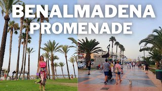 Benalmadena Promenade Virtual Walking Tour  Spain Costa del Sol [upl. by Odlo479]