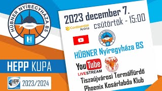 HÜBNER NYÍREGYHÁZA BS TISZAÚJVÁROSI TERMÁLFÜRDŐ PHOENIX KK [upl. by Jessa569]