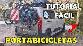 👉 Cómo instalar PORTABICIS en FURGONETA Berlingo  Rifter  Vito  Volkswagen SE PUEDE ADAPTAR FÁCIL [upl. by Zacks956]