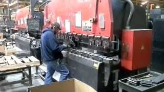 Amada RG100 press brake upacting bending 1997 [upl. by Nomae]