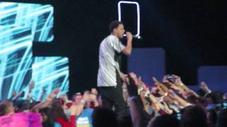 J Cole Performs quotCrooked Smilequot Ft TLC We Day California March 26 2014 at Oracle Arena Oakland CA [upl. by Latreece806]