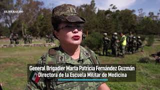 Militares se preparan para salvar vidas en el curso de medicina táctica reporte del Heraldo TV [upl. by Atreb]