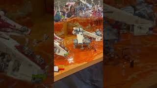 Solid brix studios Lego Geonosis MOC at BrickFair 2023 [upl. by Neerhtak680]