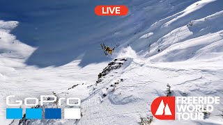 GoPro LIVE Freeride World Tour 2024  Kicking Horse BC [upl. by Enajiram476]