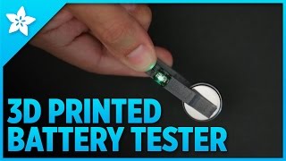 3D Printed Battery Tester using Conductive Filament [upl. by Creamer]