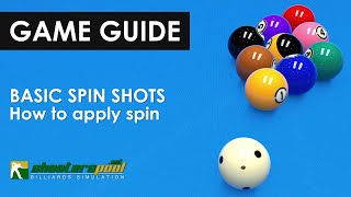 02  Apply Spin  Basic Shots  ShootersPool Game Guide [upl. by Releyks]