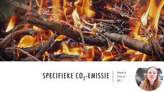 Scheikunde uitleg Specifieke CO2 emissie berekenen [upl. by Reinal]