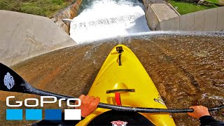 GoPro Kayaking a Drainage Ditch Megaramp  Aniol Serrasolses [upl. by Alaaj]