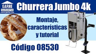 Churrera 4kg en acero inoxidable GARHE SA Ref 08530 [upl. by Enaasiali736]