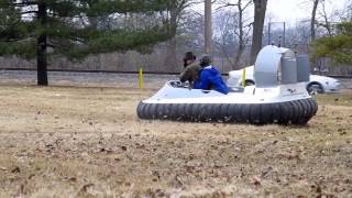 Hoverstream Marlin and Coastal Pro hovercraft on land [upl. by Romelda466]