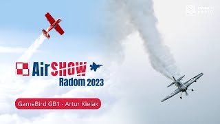 Akrobacyjny pokaz lotniczy Artura Kielaka  Air Show Radom 2023 [upl. by Beulah]