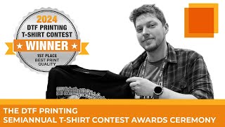 Second DTF Printing TShirt Contest Awards Ceremony at Printing United Expo [upl. by Ithsav]