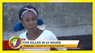 5 Killed in 24hrs in Jamaica  TVJ News [upl. by Mahau154]