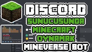 ⛏️ Discordda Minecraft Oynama botu • Mineverse Bot [upl. by Emolas]