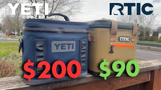 YETI vs RTIC Soft Cooler  Which is best for YOU ICE TEST [upl. by Adnwahsar]