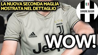 Ecco la seconda maglia Juve 201819 nel dettaglio  Speciale Avsim [upl. by Einnalem]