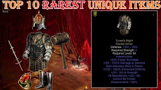 Diablo II Resurrected  Top 10 Rarest Unique Items in Diablo II Resurrected [upl. by Germaine417]