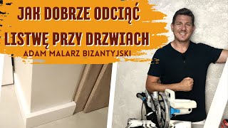 JAK DOBRZE i ŁADNIE przyciąć listwę przypodłogową przy drzwiach [upl. by Anauqcaj]