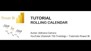 Tutorial Rolling Calendar Power BI [upl. by Ynaffad]