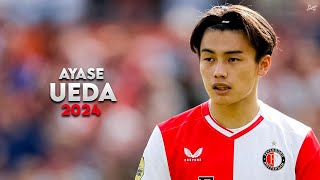 Ayase Ueda 2024  Amazing Skills Assists amp Goals  Feyenoord  HD [upl. by Seiter]