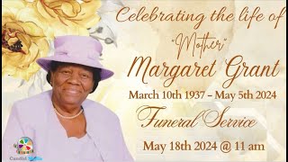 Funeral Service for Mother Margaret Grant [upl. by Iew909]