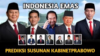 Berikut Prediksi Terbaru Susunan Menteri Kabinet PrabowoGibran Periode 20242029 [upl. by Aubrie456]