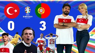 TÜRKİYE 03 PORTEKİZ EURO 2024  KırmızıBeyaz Futbol 22 Haziran 2024 [upl. by Ahsaya]