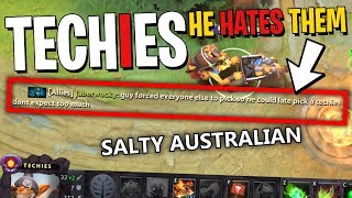 quotDont Expect Too Muchquot  The Australian Hates Techies  DotA 2 [upl. by Ceevah]