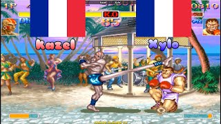 슈퍼 스트리트 파이터 2 터보 ➤ kazel France vs Xylo France Super Street Fighter 2 Turbo [upl. by Osnofla415]