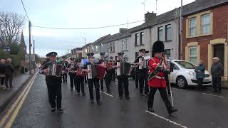 Milltown Accordion Band  Remembrance Sunday 2023 [upl. by Odarnoc]