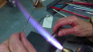 Lampwork Tutorial How to Silver Fume  Step by Step on 104 COE glass [upl. by Fante]