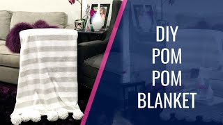 DIY PomPom Blanket [upl. by Hindu]