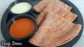 Ragi Dosa  Ragi Dosa Batter Recipe  Ragi Dosa Recipe  How to make ragi dosa  Finger millet [upl. by Javier]